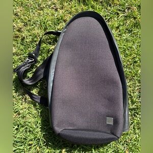 Moah Black Sling Bag - Minimalist Men's Belt Bag